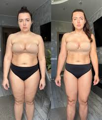 До и после программы похудения - результат минус 7 кг за 30 дней