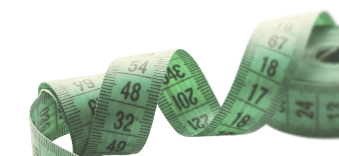 Сантиметровая лента для измерения